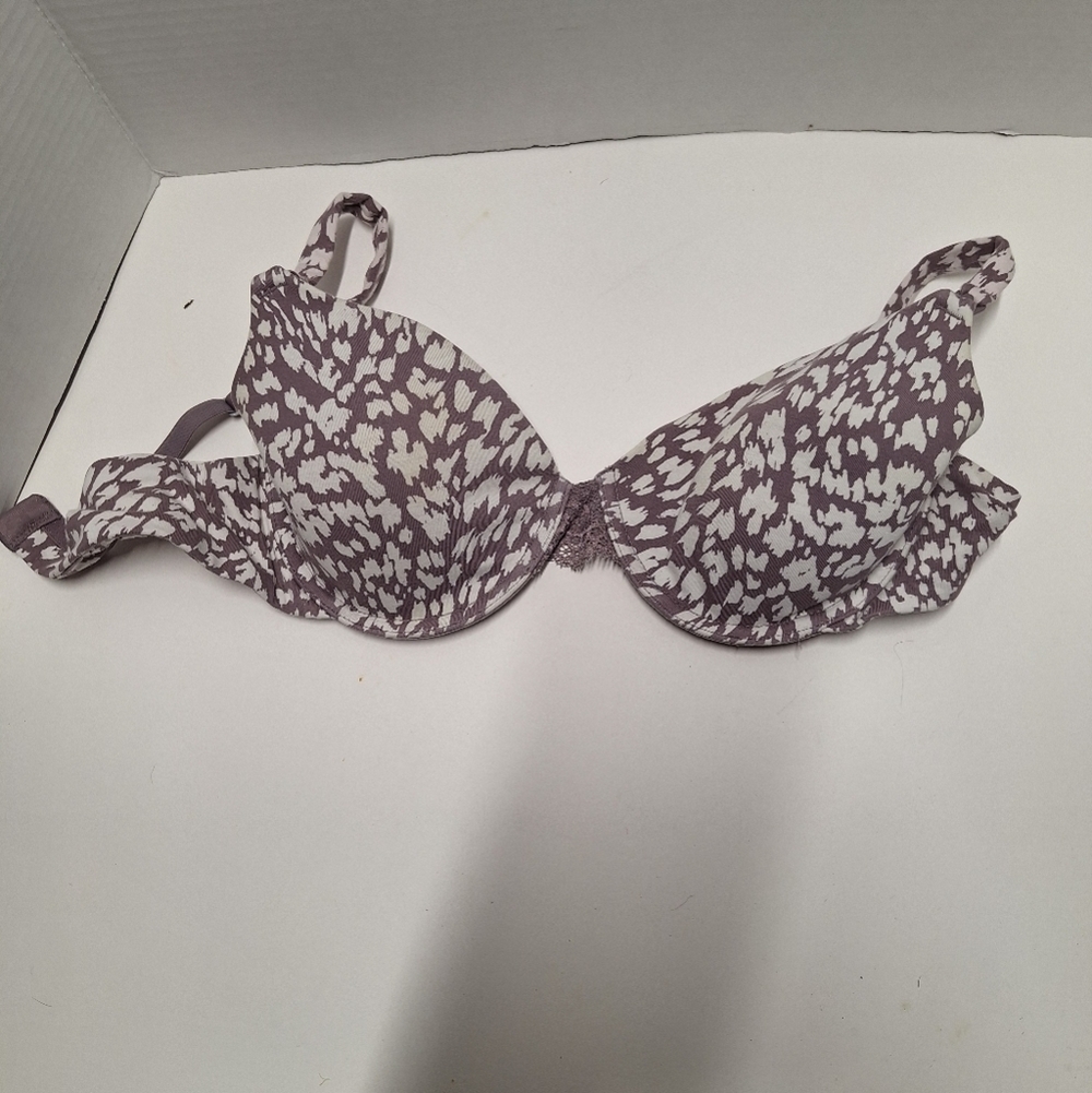 Gilligan & O'Malley Purple Patterned Bra